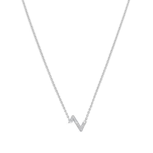  LV路易威登 22年秋冬 女士 項鏈 LV VOLT UPSIDE DOWN PENDANT， WHITE GOLD AND DIAMONDS Q938