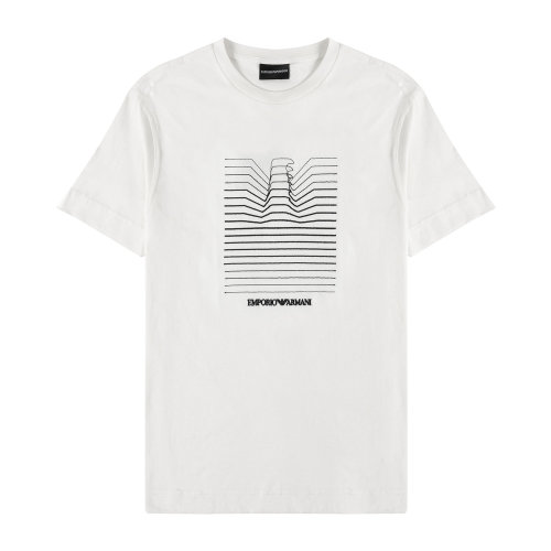 Emporio Armani/安普里奧阿瑪尼 白色 男士短袖T恤 3K1TL8-1JULZ-0101