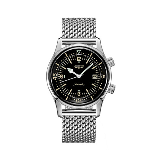 LONGINES/浪琴  經(jīng)典復(fù)刻系列自動機(jī)械精鋼男士腕表42毫米L3.774.4.50.6