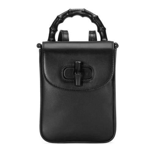  GUCCI古馳 22年秋冬 女士 竹節迷你手袋 702106 UZY0P 1000