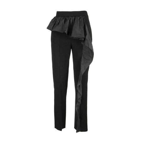 MaxMara/麥絲瑪拉 20年秋冬 百搭 女性 黑色 女士休閑褲 11360104600 003