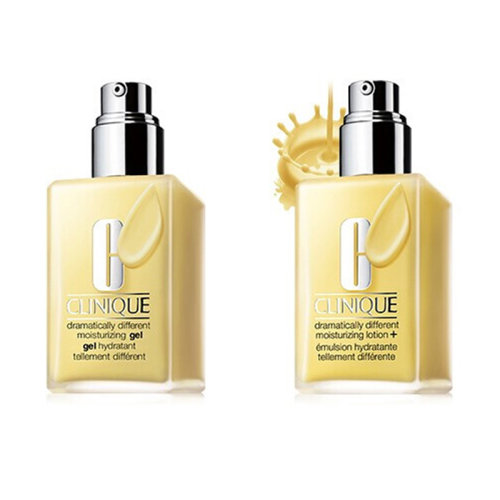 CLINIQUE 倩碧 潤膚乳啫喱(無油) 125ml+倩碧 卓越潤膚乳(有油) 125ml (新疆不發）