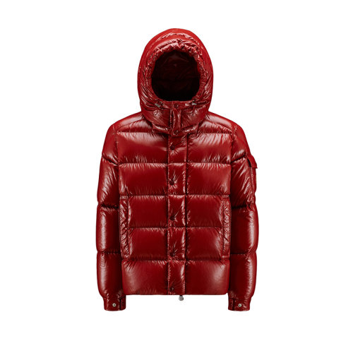 Moncler/蒙克萊 22年秋冬新款 Maya 70系列 男士漿果紅色錦綸面料短款羽絨夾克外套H20911A002565969T469