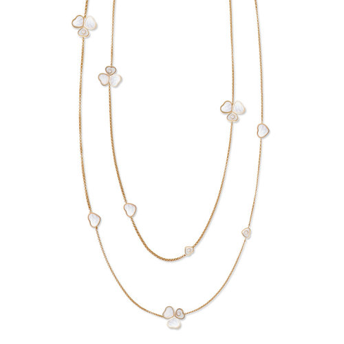 Chopard/蕭邦 Happy Hearts 女士18K金快樂(lè)的愛(ài)心套鏈 81A083-5301
