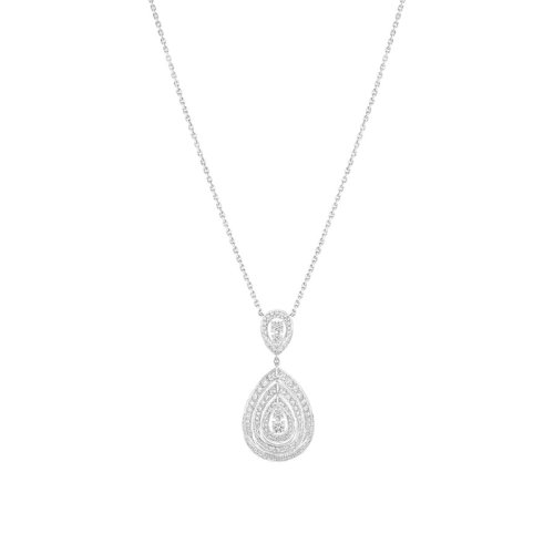 Chaumet/尚美  JOSéPHIN系列 女士18k金白金切割鉆石夜輪吊墜082839