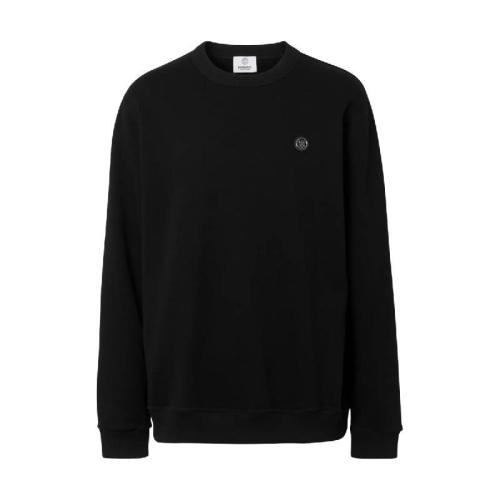  BURBERRY 22年秋冬 男士 專屬標識圖案嵌花棉質運動衫 80417001 預定商品1-3周發貨