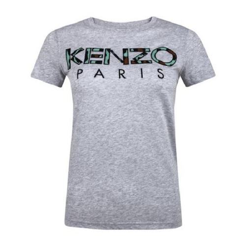  KENZO/高田賢三 女士白色棉質短袖T恤 F862TS72199393 PLFSX