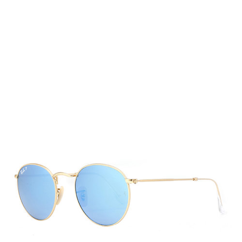 Ray-Ban/雷朋 潮流 復古 圓形 男女款 偏光 炫彩 反光 鏡片 太陽鏡 合金 鏡架 墨鏡 眼鏡 RB3447 50mm RayBan 雷朋