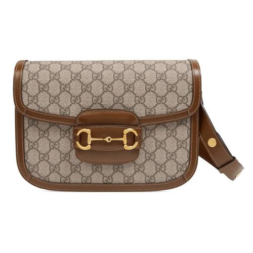  GUCCI古馳 22年秋冬 女士 官網專享預覽Gucci 1955馬銜扣手袋 602204 92TCG 8563