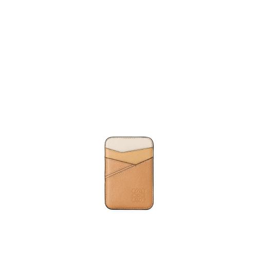 LOEWE羅意威 22年秋冬 女士 卡包 Puzzle magnet cardholder in classic calfskin C510Z86X01-