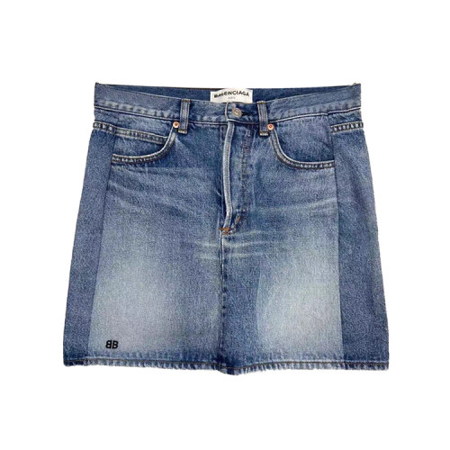 Balenciaga巴黎世家  藍(lán)色女士短裙