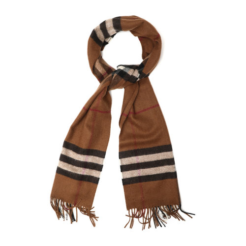 BURBERRY/博柏利經典格紋女士羊絨圍巾80181731