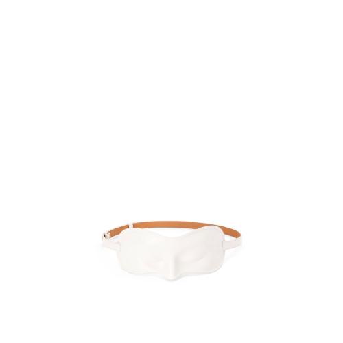 LOEWE羅意威 22年秋冬 女士 腰帶 Mask belt in classic calfskin E619244X23-2197