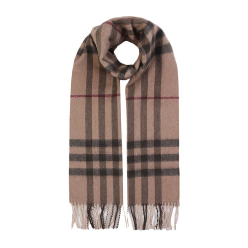 BURBERRY/博柏利 男女通用 中性經(jīng)典卡其色羊絨休閑圍巾圍脖 3743227