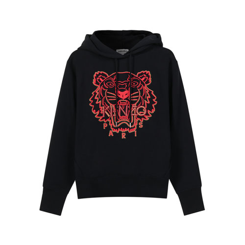 KENZO/高田賢三【22春夏新款】女士棉質連帽衛衣運動衫虎頭刺繡 2SW871 CMB