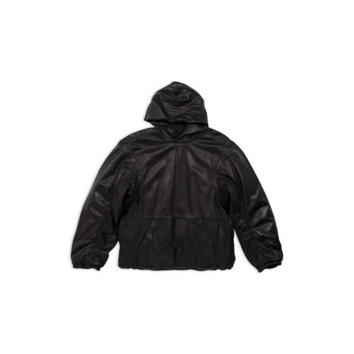  BALENCIAGA巴黎世家 22年秋冬 男士 衛(wèi)衣 Mens Hoodie Oversized in Black 719212TMS021000