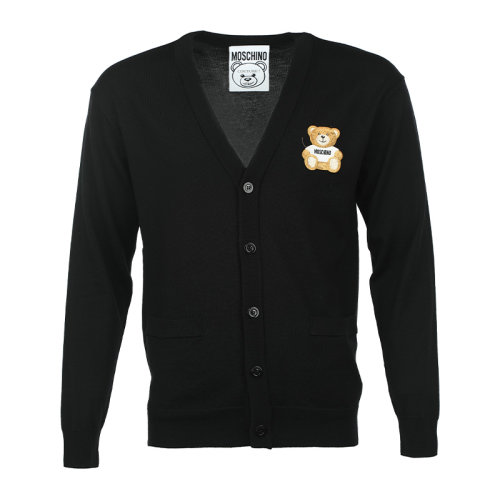 MOSCHINO/莫斯奇諾男士開胸針織衫V090470000