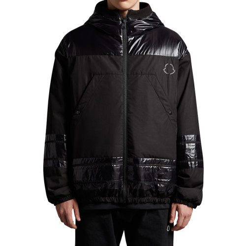 Moncler/蒙克萊 22年秋冬新款 Maya 70系列FRGMT藤原浩合作款 男士星鉆黑色啞光科技棉質面料Sammy短款羽絨夾克H209U1A00015M2368999