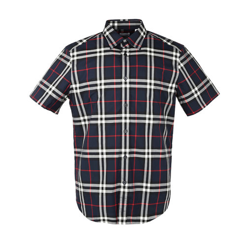 BURBERRY/博柏利 經典格紋男士短袖襯衫80208721
