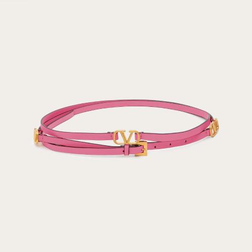  VALENTINO華倫天奴 22年秋冬 女士 腰帶 CEINTURE VLogo SIGNATURE EN NAPPA. HAUTEUR?: 10 M
