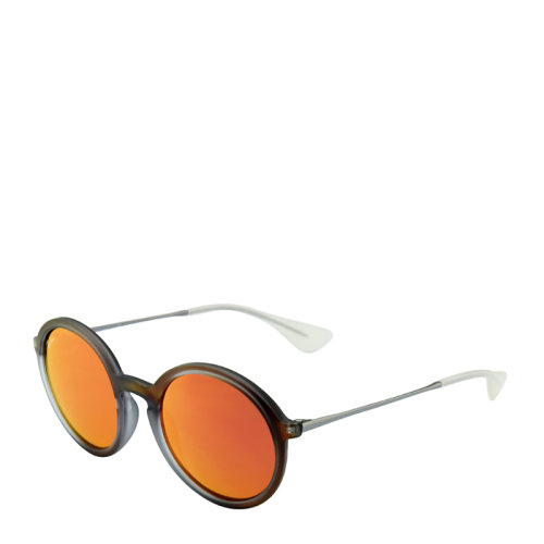 【SALE】Ray-Ban/雷朋 復古圓框男女款太陽鏡彩膜反光漸變鏡片多色可選墨鏡眼鏡 RB4222 50mm RayBan 雷朋