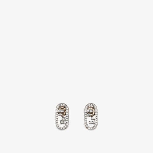  FENDI芬迪 22年秋冬 女士 耳環(huán) O’Lock Earrings 8AH600A44GF035M