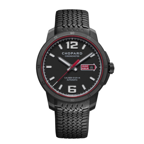  Chopard/蕭邦 經典賽車系列精鋼自動機械男士腕表43毫米168565-3002