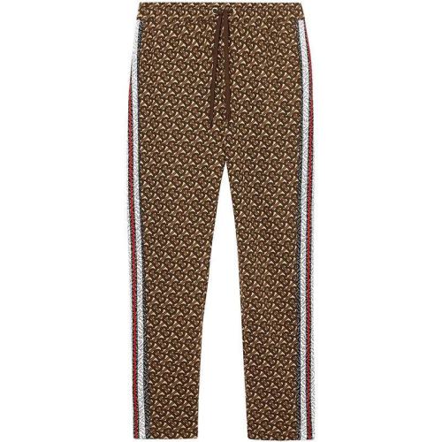  BURBERRY/博柏利 男士專屬標識條紋印花棉質質運動褲 80182421