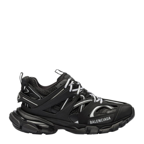Balenciaga/巴黎世家 女士黑色混紡面料經(jīng)典字母徽標印花裝飾休閑鞋運動鞋平底鞋單鞋女鞋 542436-W3AC1-1090