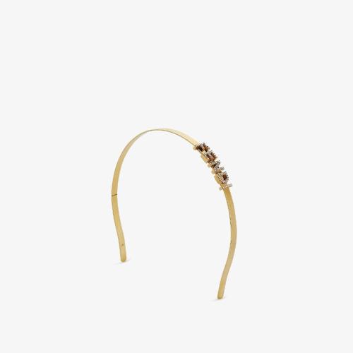 FENDI芬迪 22年秋冬 女士 發箍 Fendigraphy hair band 8AH611A44GF089U