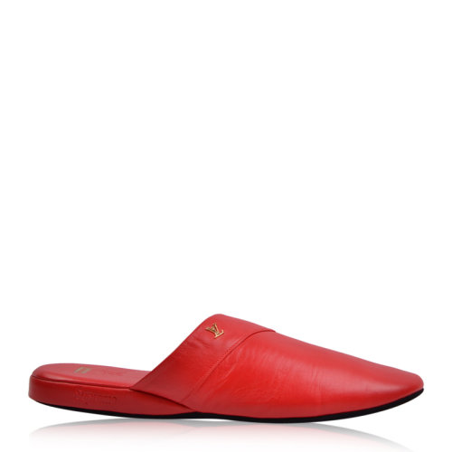 英碼8 Louis Vuitton/路易威登 supreme聯名款 牛皮半包室內拖鞋 1A7TN1