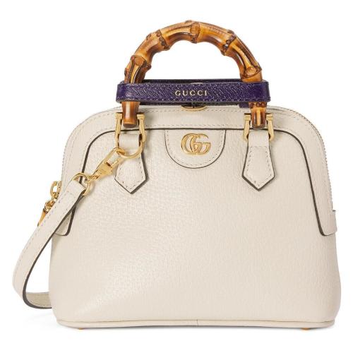  GUCCI古馳 22年秋冬 女士 Gucci Diana竹節迷你托特包 715775 DJ24G 9042