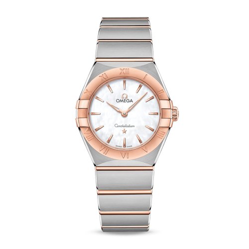 OMEGA/歐米茄 星座系列 精鋼 18K金 石英機芯 女士腕表 131.20.28.60.05.001