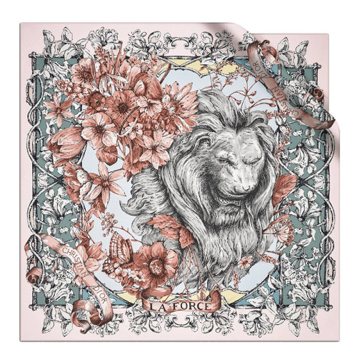 DIOR/迪奧新款 La Force系列 女士風玫瑰真絲斜紋布印花方巾21TAR090I612_C420