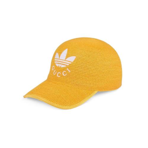 GUCCI古馳 22年秋冬 男士 adidas x Gucci聯名系列棒球帽 691321 4HAPZ 7664