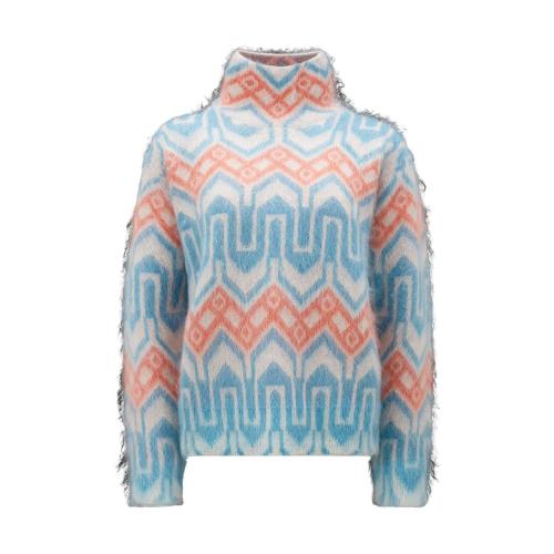  MONCLER蒙可蒙克萊 22年秋冬 女士 針織衫 Mohair Jacquard jumper H20989F00001M2083P07