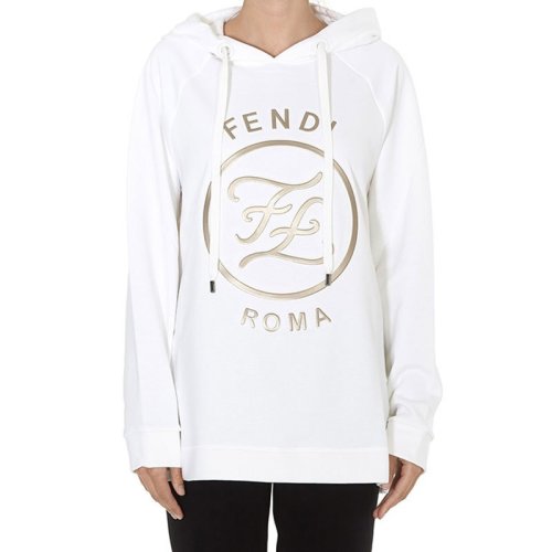  FENDI/芬迪 女士白色棉質衛衣 FAF105 AA4H F0J04 PLFSX