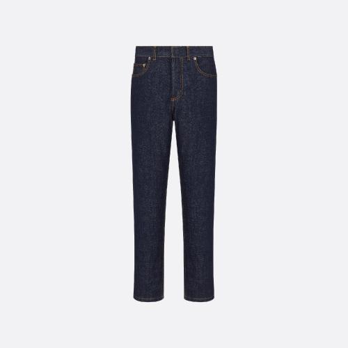  DIOR迪奧 22年秋冬 女士 牛仔褲 Jean boyfriend Dior?8， D01 222P01A3524_X5651