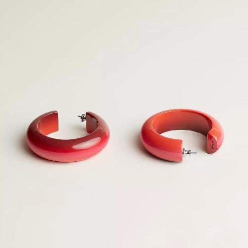  HERMES愛馬仕 22年秋冬 女士 耳環 Boucles d%26s;oreilles Fusion， grand modele H057116FL03