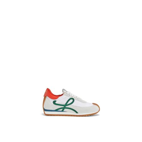  LOEWE羅意威 22年秋冬 女士 休閑運動鞋 Flow runner in nylon and calfskin L616282X07-1952 預定商品1-3周發貨