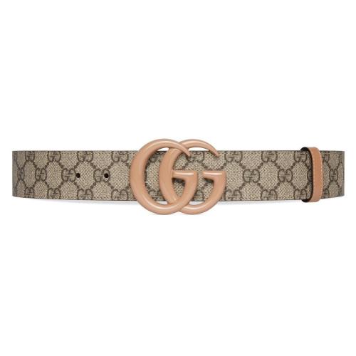  GUCCI古馳 22年秋冬 女士 雙G帶扣寬版腰帶 400593 HUH4V 8408