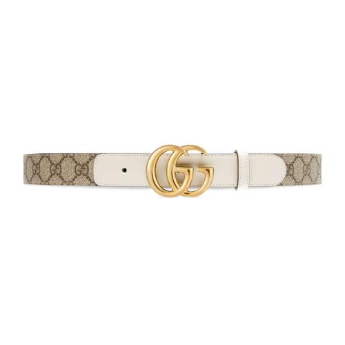  GUCCI古馳 22年秋冬 女士 雙G帶扣腰帶 625839 92TLC 9761