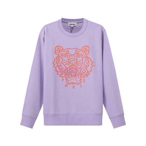KENZO/高田賢三女士棉質圓領長袖衛衣運動衫虎頭刺繡 FC5 2SW824 4XF