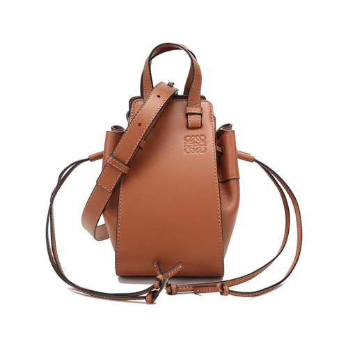 LOEWE/羅意威 女士Hammock系列牛皮手提單肩斜挎包吊床包抽繩包迷你款 314 30 V07