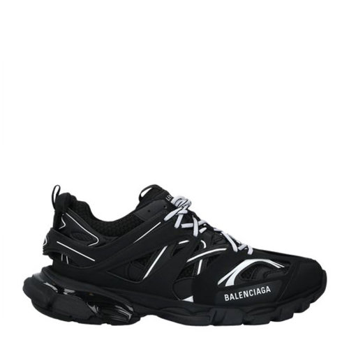 Balenciaga/巴黎世家 男士黑色聚氨酯混紡經(jīng)典字母徽標(biāo)印花裝飾休閑鞋運(yùn)動(dòng)鞋平底鞋單鞋男鞋 542023-W3AC1-1090
