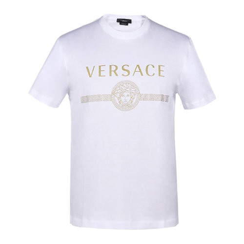 VERSACE/范思哲 2021款 男士短袖T恤 男士棉質圓領短袖T恤 A87573 A228806