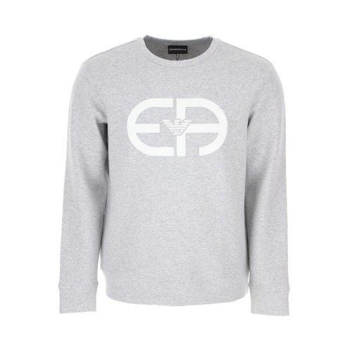  Emporio Armani/安普里奧阿瑪尼 男士淺灰色棉質(zhì)衛(wèi)衣 6K1M69 1JHSZ 0616 PLFSX