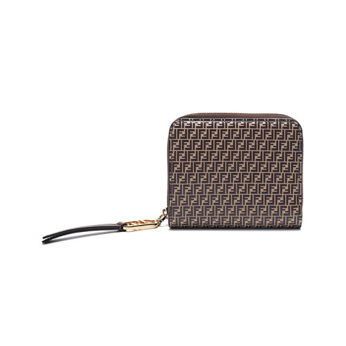 FENDI/芬迪 女士皮革短款錢包錢夾FF圖案 8M0407 AHM1