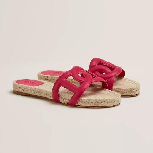  HERMES愛馬仕 22年秋冬 女士 平底涼鞋 Espadrilles Famosa H222151Z 8J360
