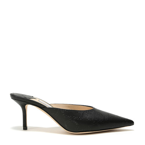 Jimmy Choo/周仰杰 女士皮革穆勒鞋高跟鞋 RAV 65 ORBB